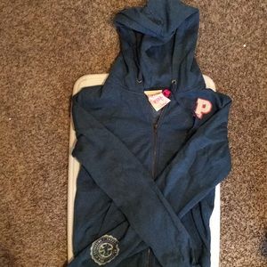 Victoria Secret Pink Blue Sweat Jacket